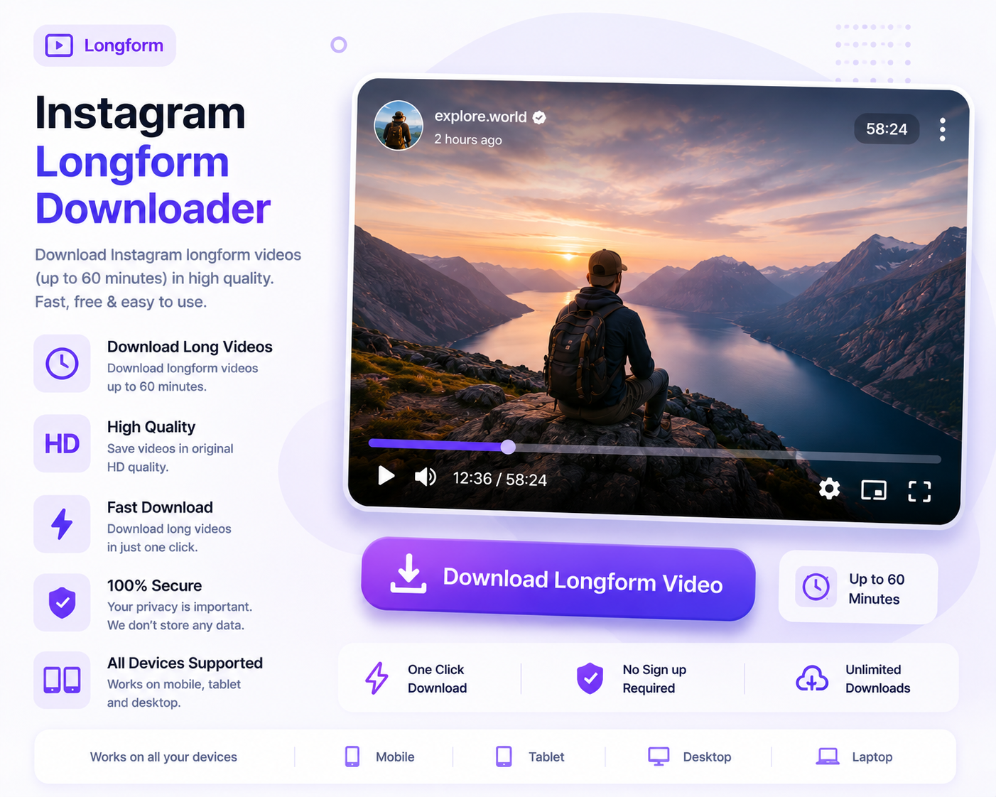 Instagram longform download - download longform Instagram videos free online